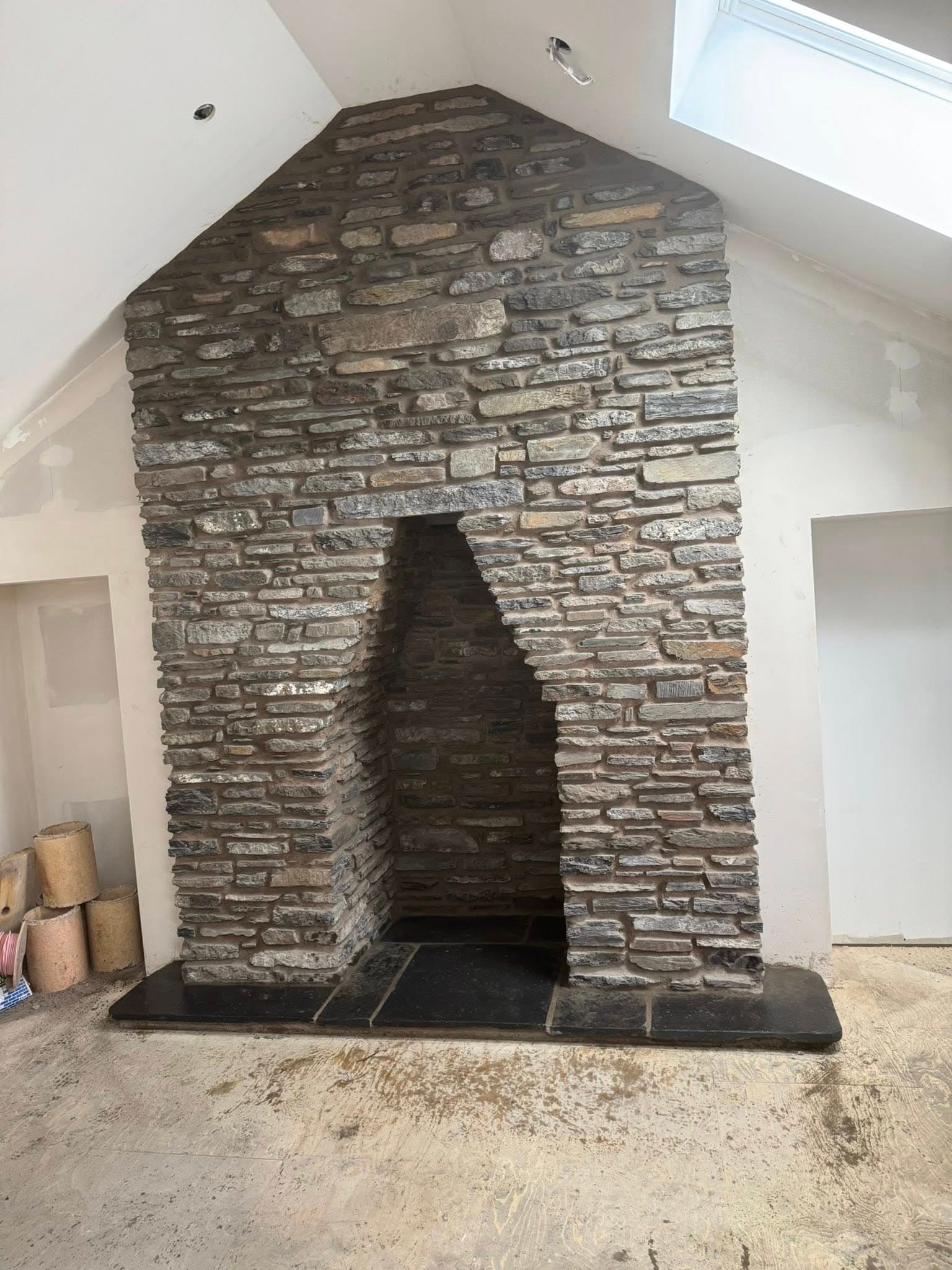Fireplace stonework image 6