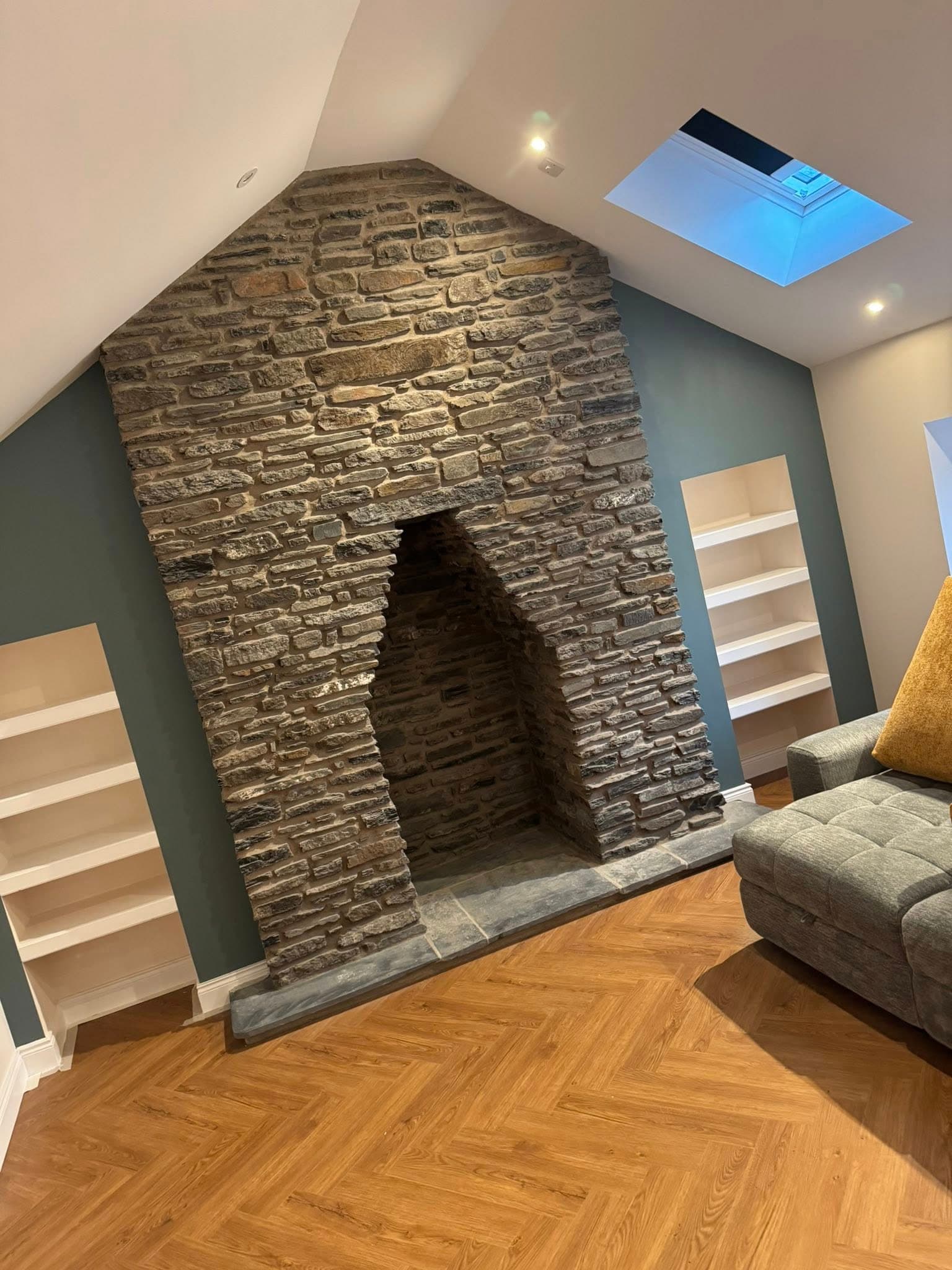 Fireplace stonework image 7