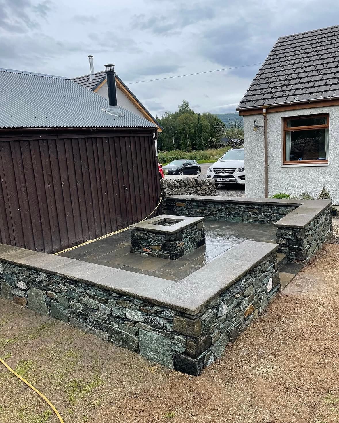 Patio and fire pit image 2