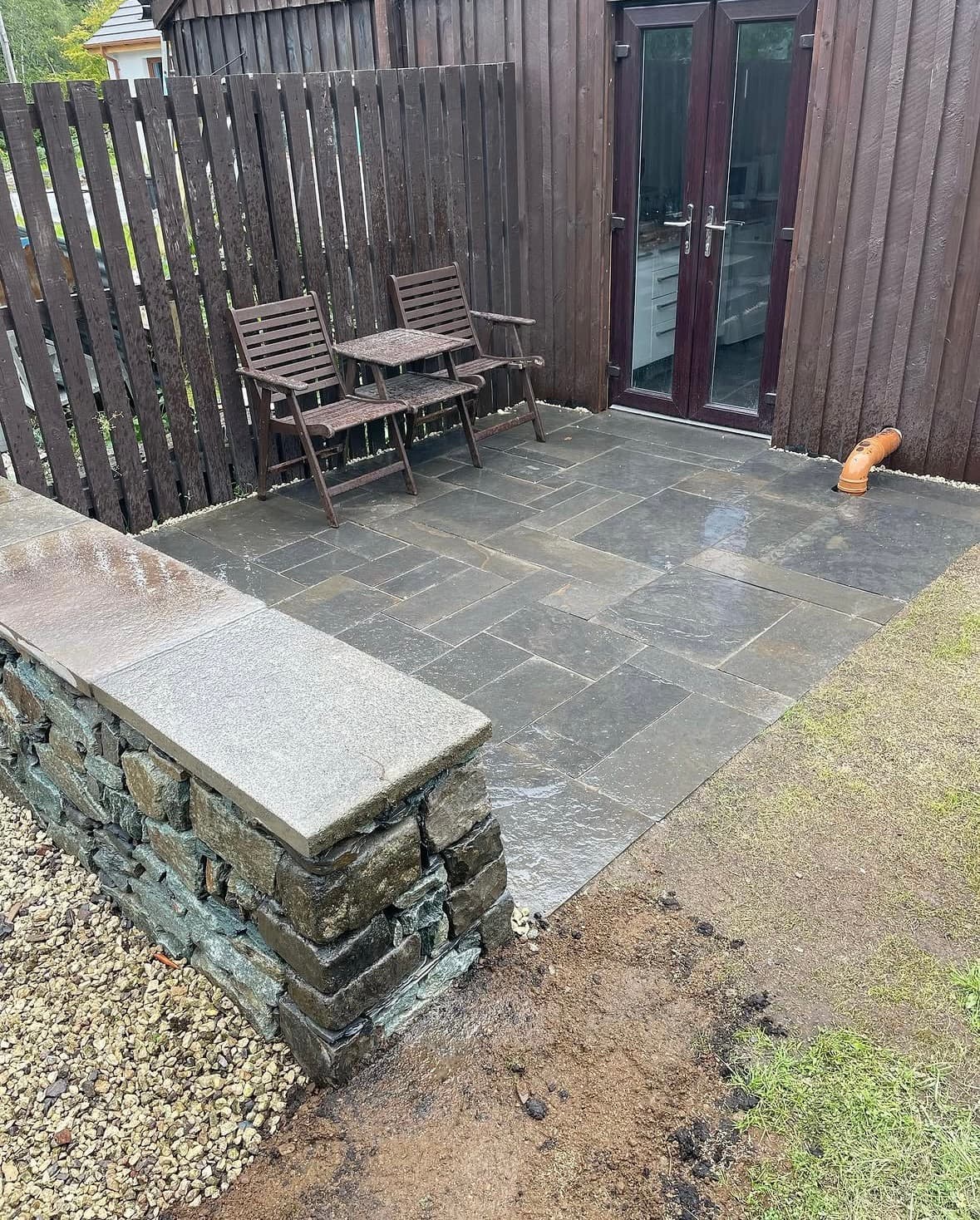 Patio and fire pit image 6