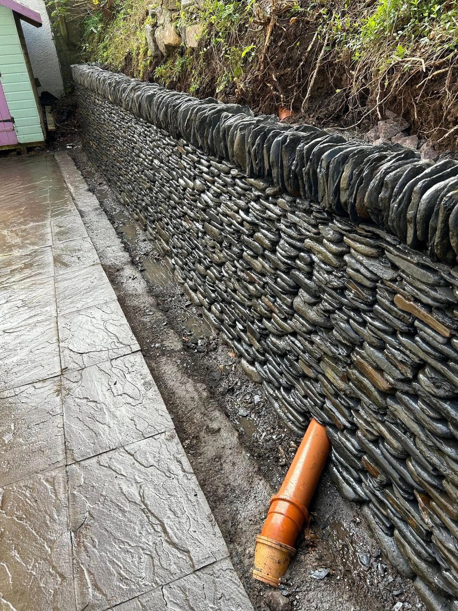 Slate retaining wall image 5